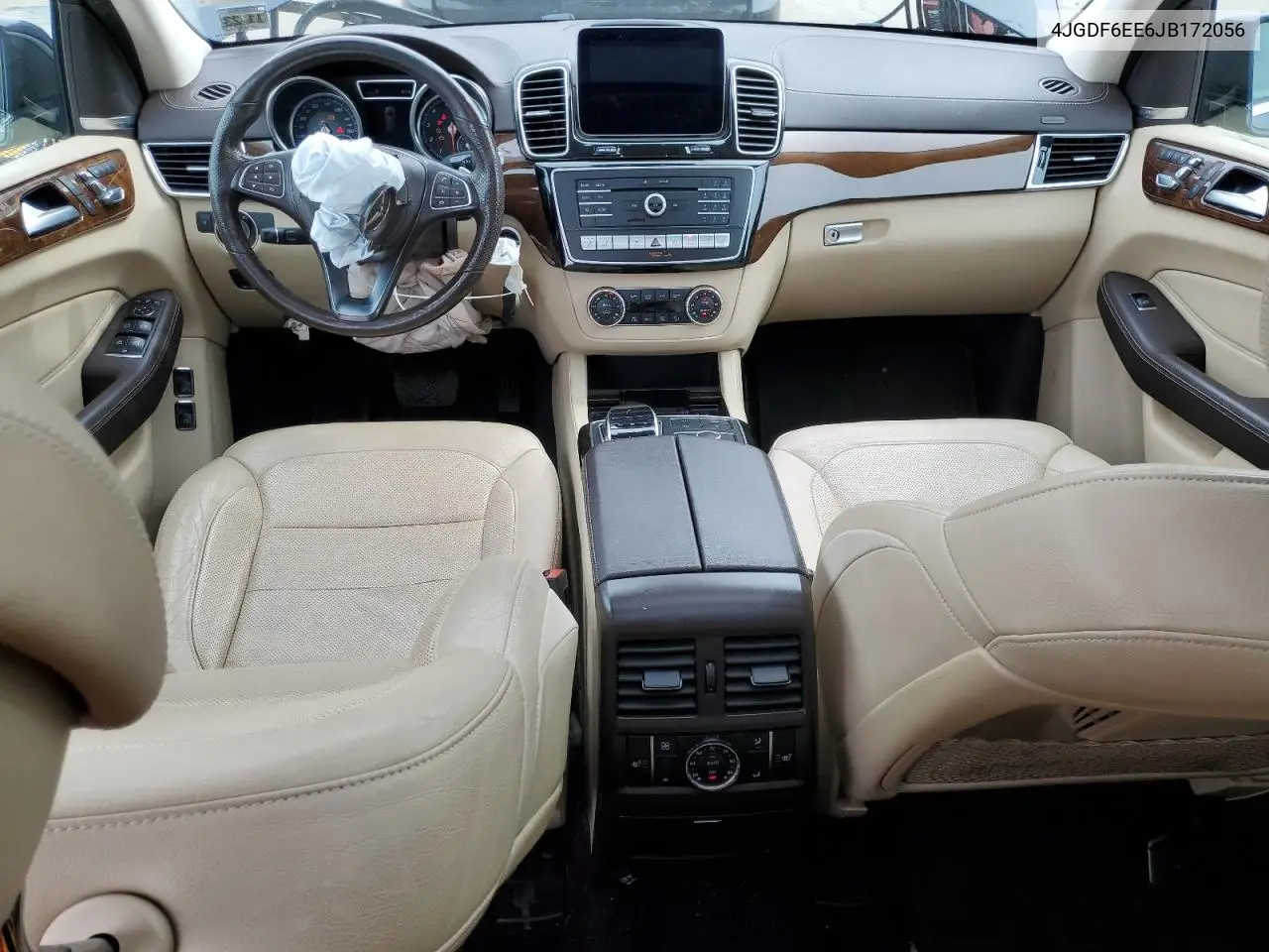 2018 Mercedes-Benz Gls 450 4Matic VIN: 4JGDF6EE6JB172056 Lot: 58337315
