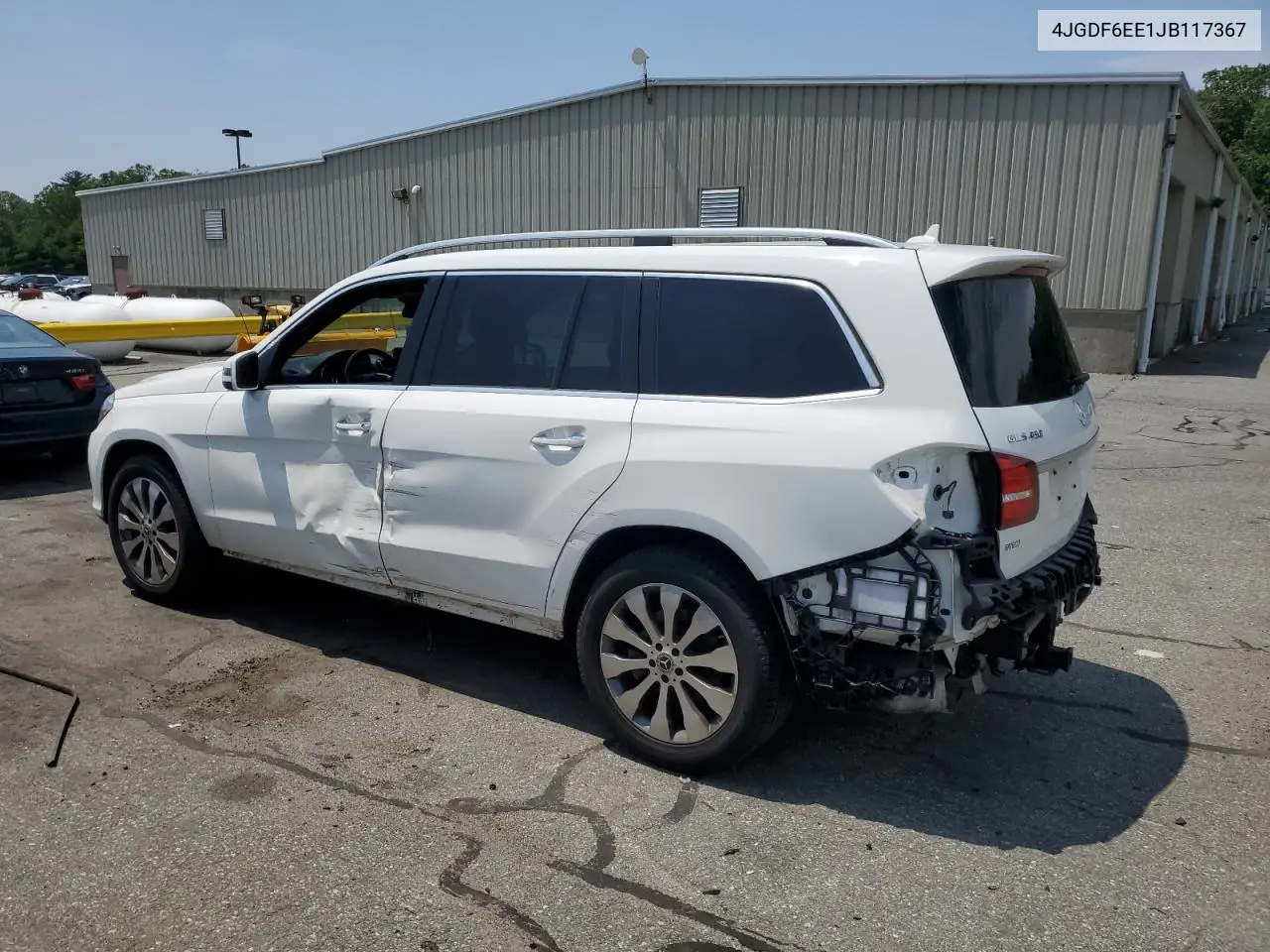 2018 Mercedes-Benz Gls 450 4Matic VIN: 4JGDF6EE1JB117367 Lot: 59799195