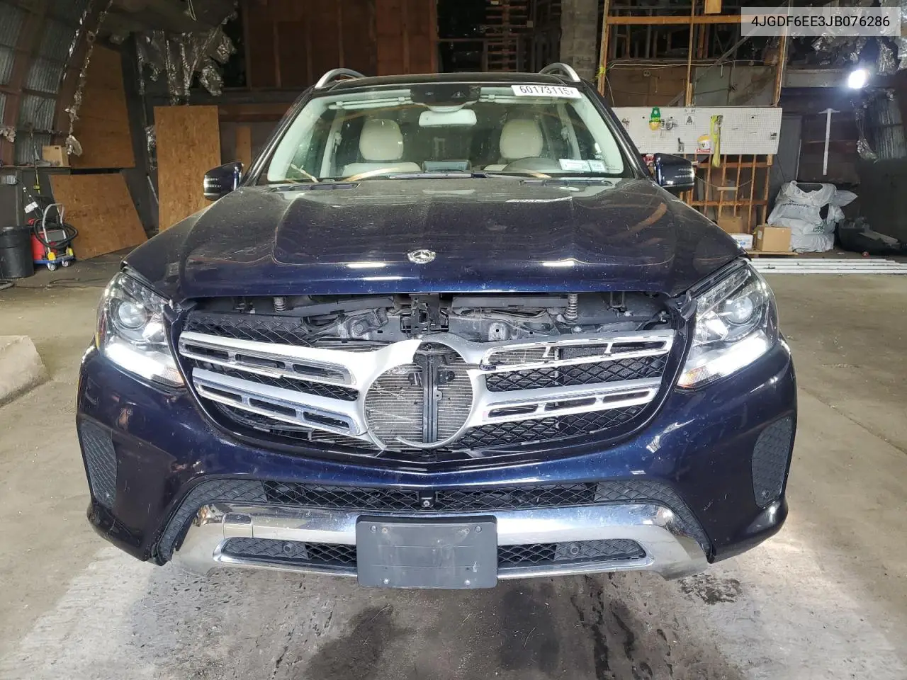 2018 Mercedes-Benz Gls 450 4Matic VIN: 4JGDF6EE3JB076286 Lot: 60173115