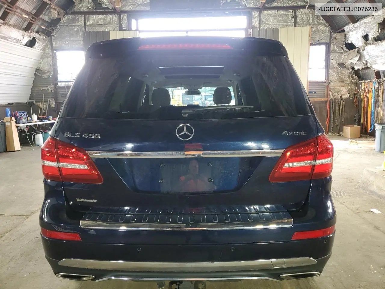 2018 Mercedes-Benz Gls 450 4Matic VIN: 4JGDF6EE3JB076286 Lot: 60173115