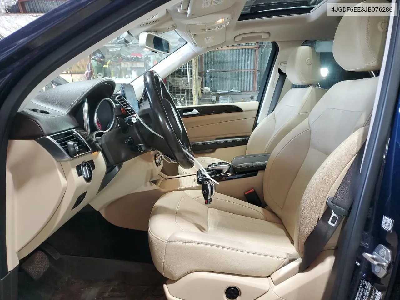 2018 Mercedes-Benz Gls 450 4Matic VIN: 4JGDF6EE3JB076286 Lot: 60173115