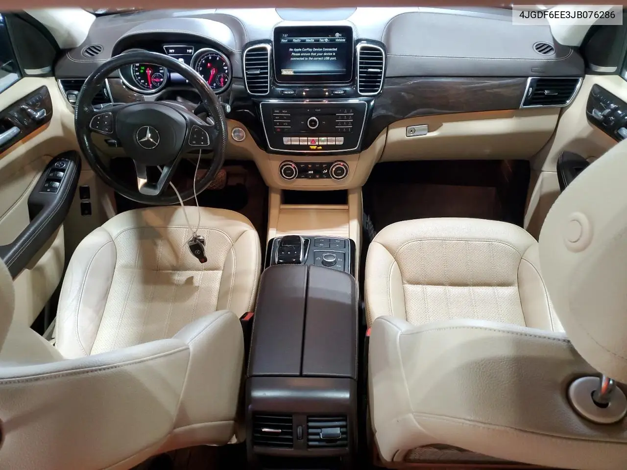 2018 Mercedes-Benz Gls 450 4Matic VIN: 4JGDF6EE3JB076286 Lot: 60173115