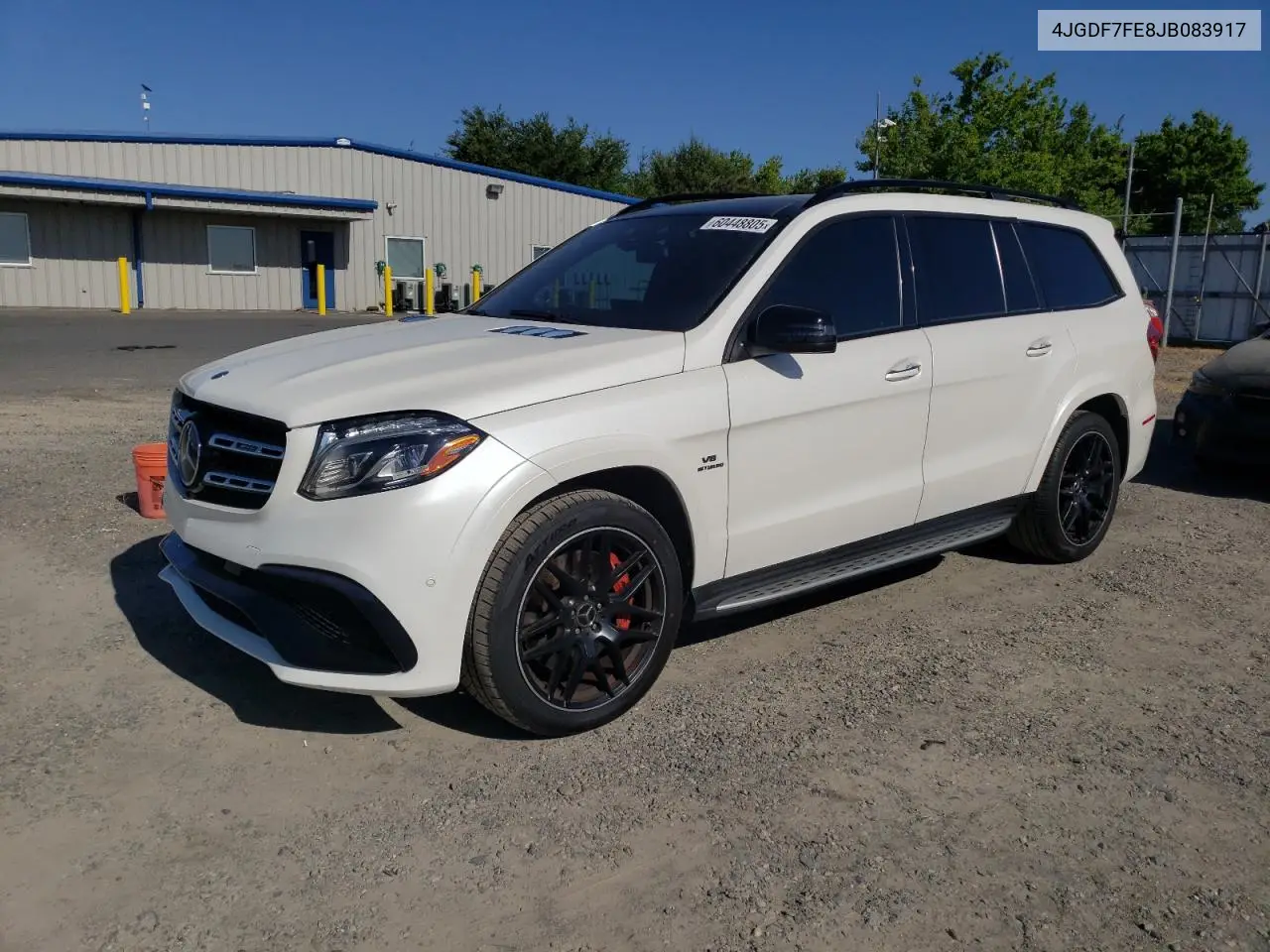 2018 Mercedes-Benz Gls 63 Amg 4Matic VIN: 4JGDF7FE8JB083917 Lot: 60448805