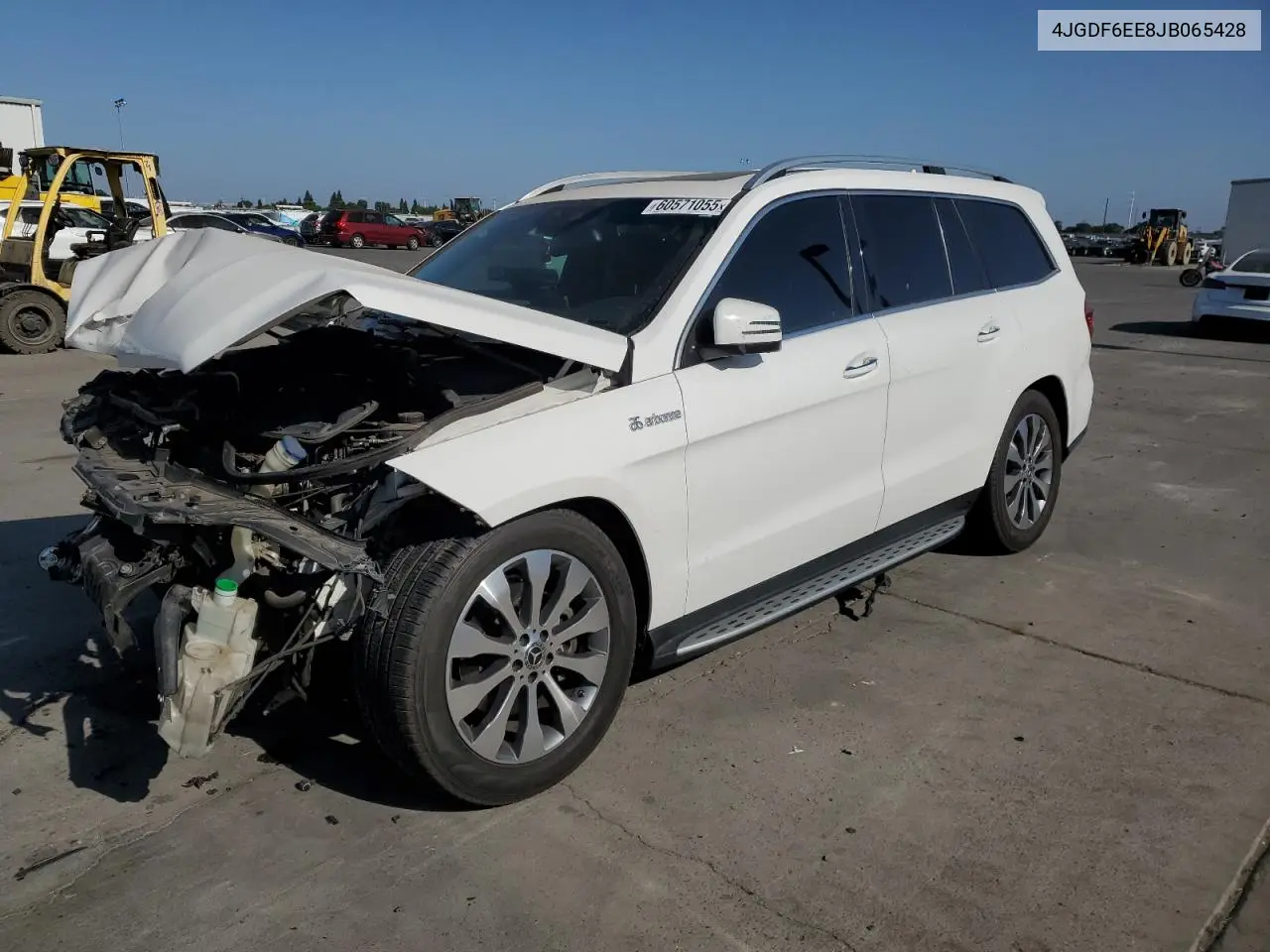 2018 Mercedes-Benz Gls 450 4Matic VIN: 4JGDF6EE8JB065428 Lot: 60571055