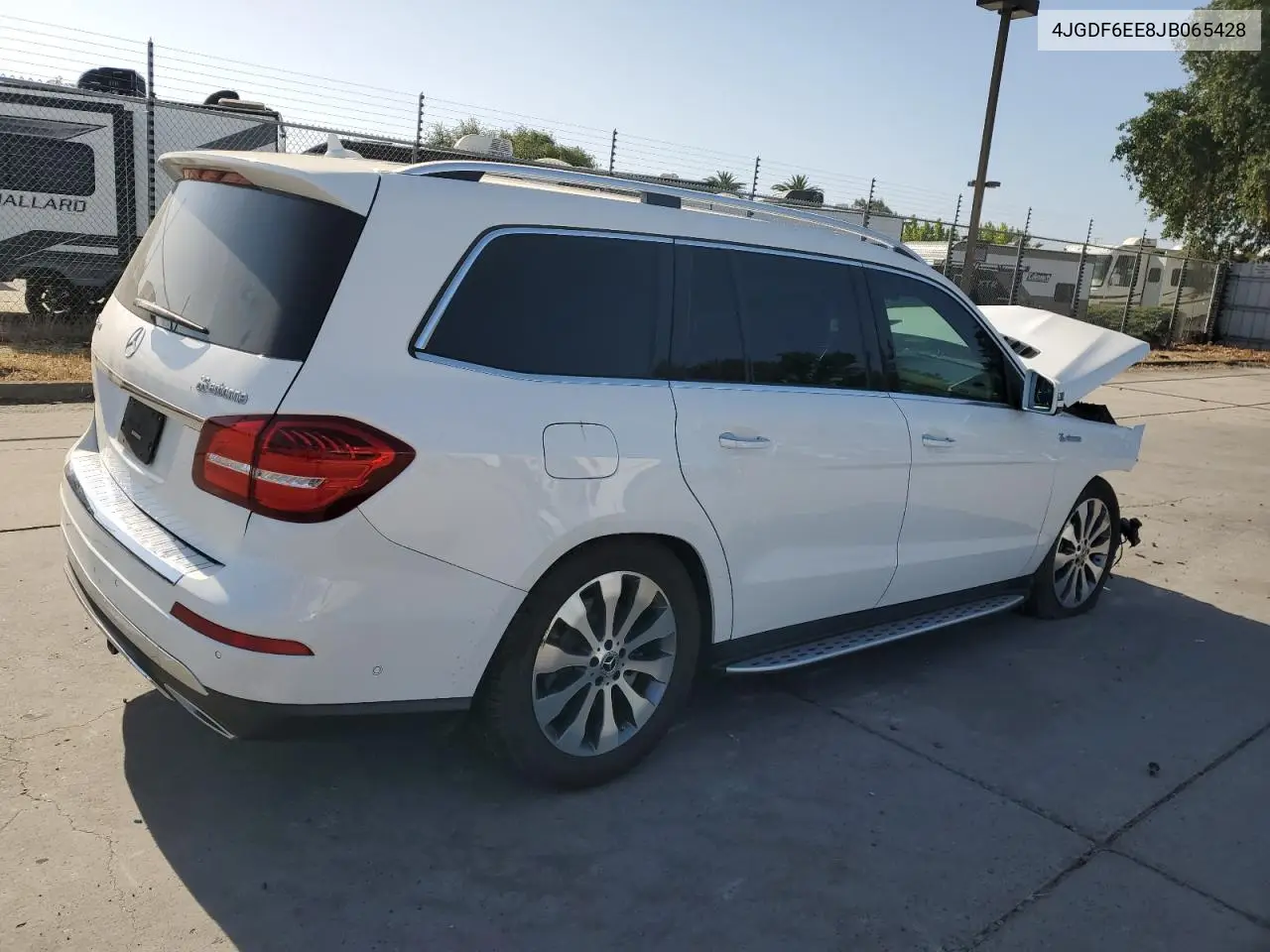 2018 Mercedes-Benz Gls 450 4Matic VIN: 4JGDF6EE8JB065428 Lot: 60571055