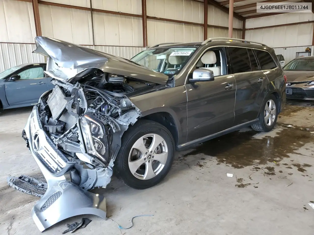 2018 Mercedes-Benz Gls 450 4Matic VIN: 4JGDF6EE1JB011744 Lot: 60626645