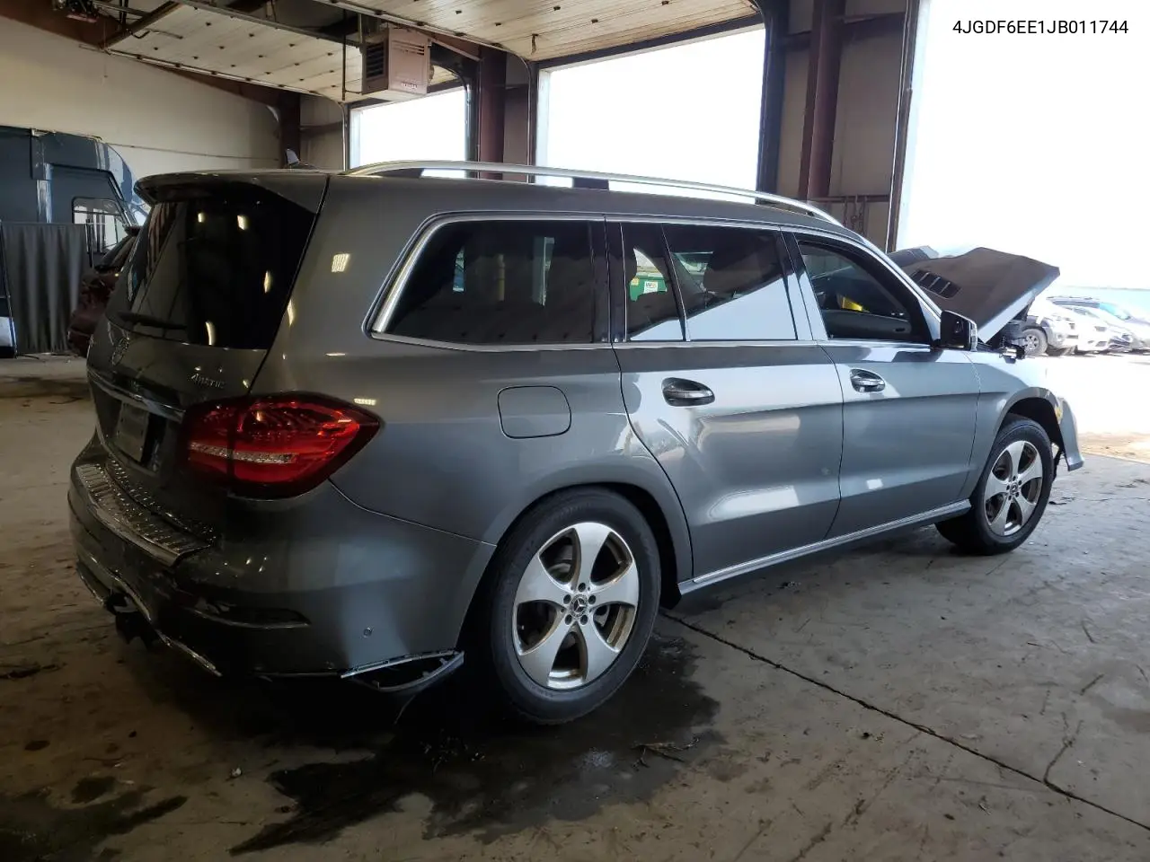 2018 Mercedes-Benz Gls 450 4Matic VIN: 4JGDF6EE1JB011744 Lot: 60626645
