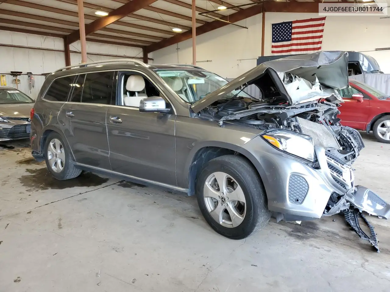 2018 Mercedes-Benz Gls 450 4Matic VIN: 4JGDF6EE1JB011744 Lot: 60626645