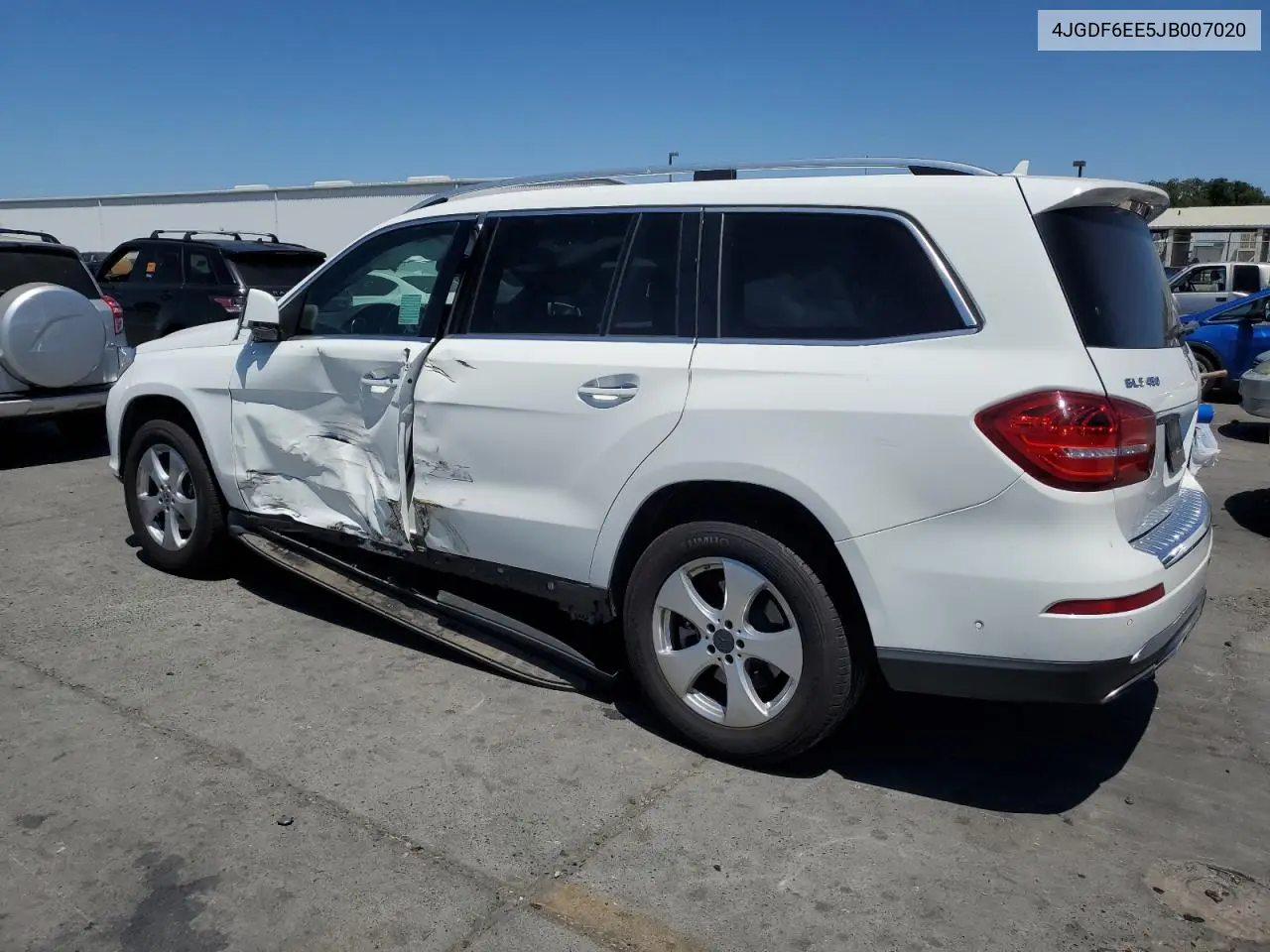 2018 Mercedes-Benz Gls 450 4Matic VIN: 4JGDF6EE5JB007020 Lot: 60976055