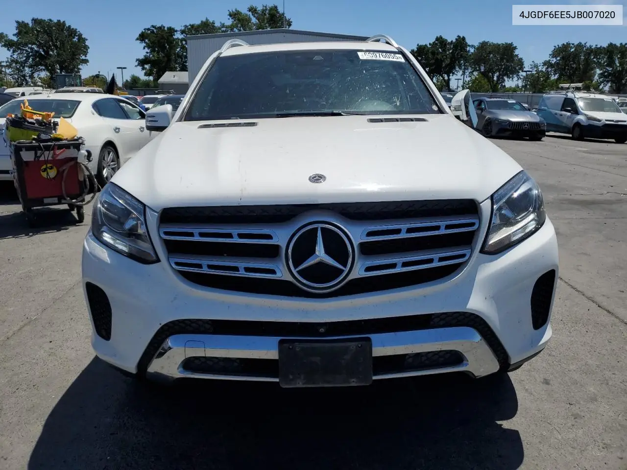 2018 Mercedes-Benz Gls 450 4Matic VIN: 4JGDF6EE5JB007020 Lot: 60976055