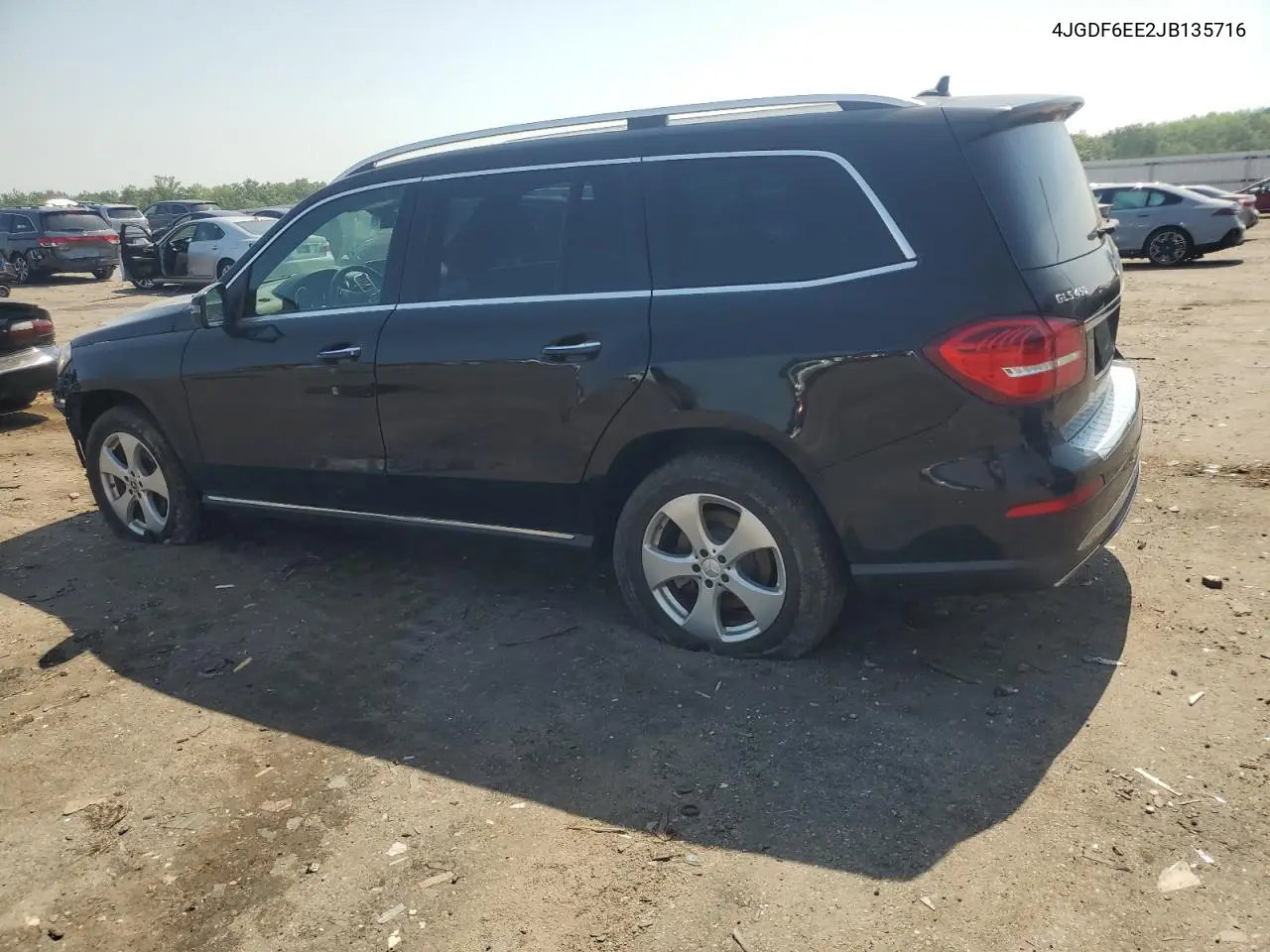 2018 Mercedes-Benz Gls 450 4Matic VIN: 4JGDF6EE2JB135716 Lot: 61149405