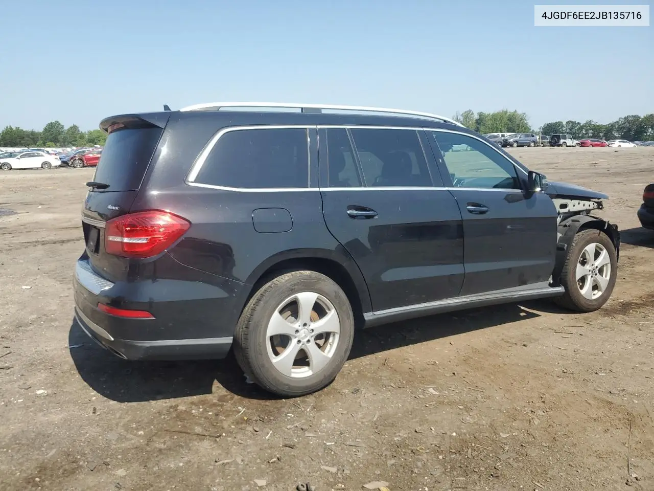 2018 Mercedes-Benz Gls 450 4Matic VIN: 4JGDF6EE2JB135716 Lot: 61149405