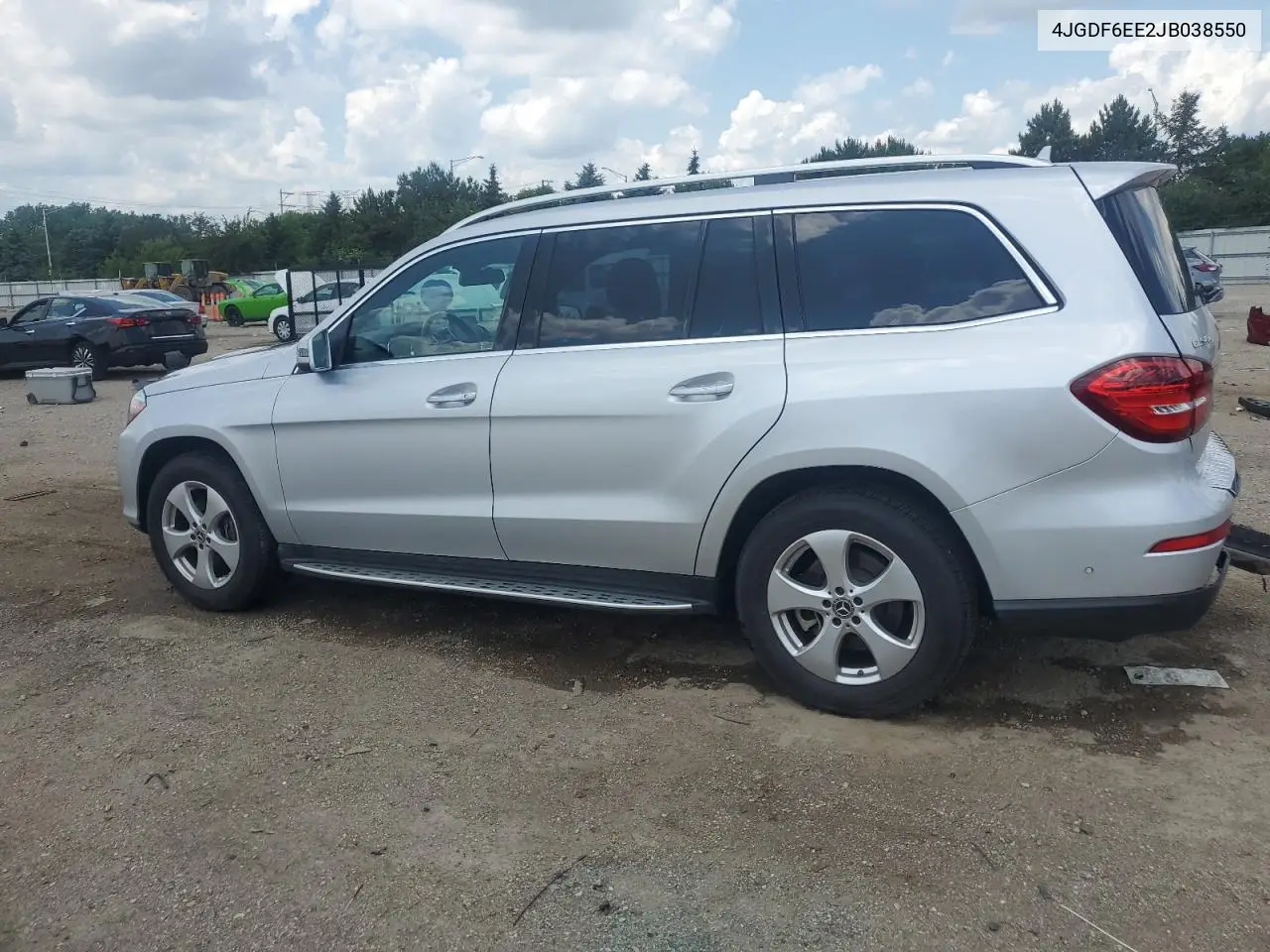2018 Mercedes-Benz Gls 450 4Matic VIN: 4JGDF6EE2JB038550 Lot: 61177375