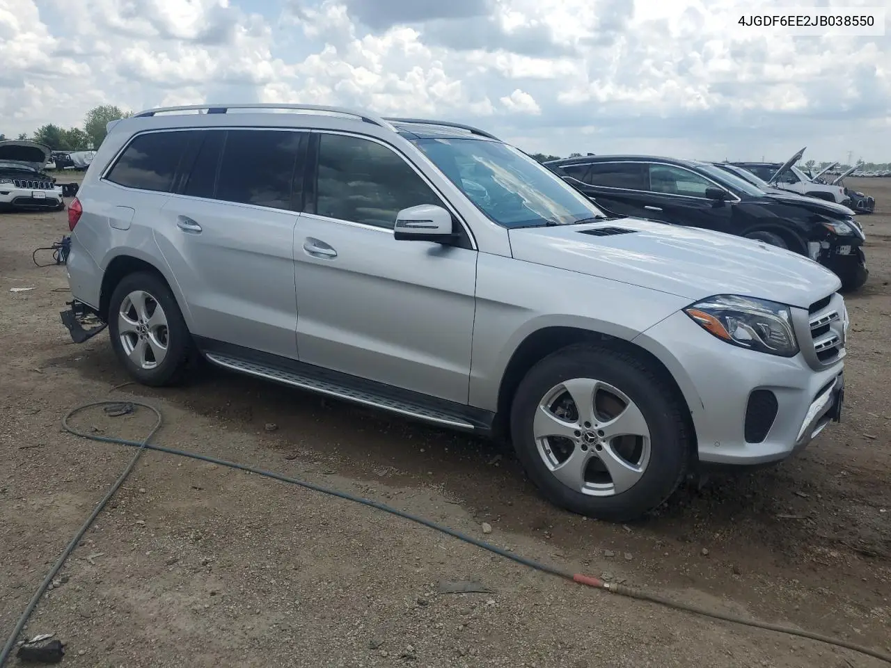 2018 Mercedes-Benz Gls 450 4Matic VIN: 4JGDF6EE2JB038550 Lot: 61177375