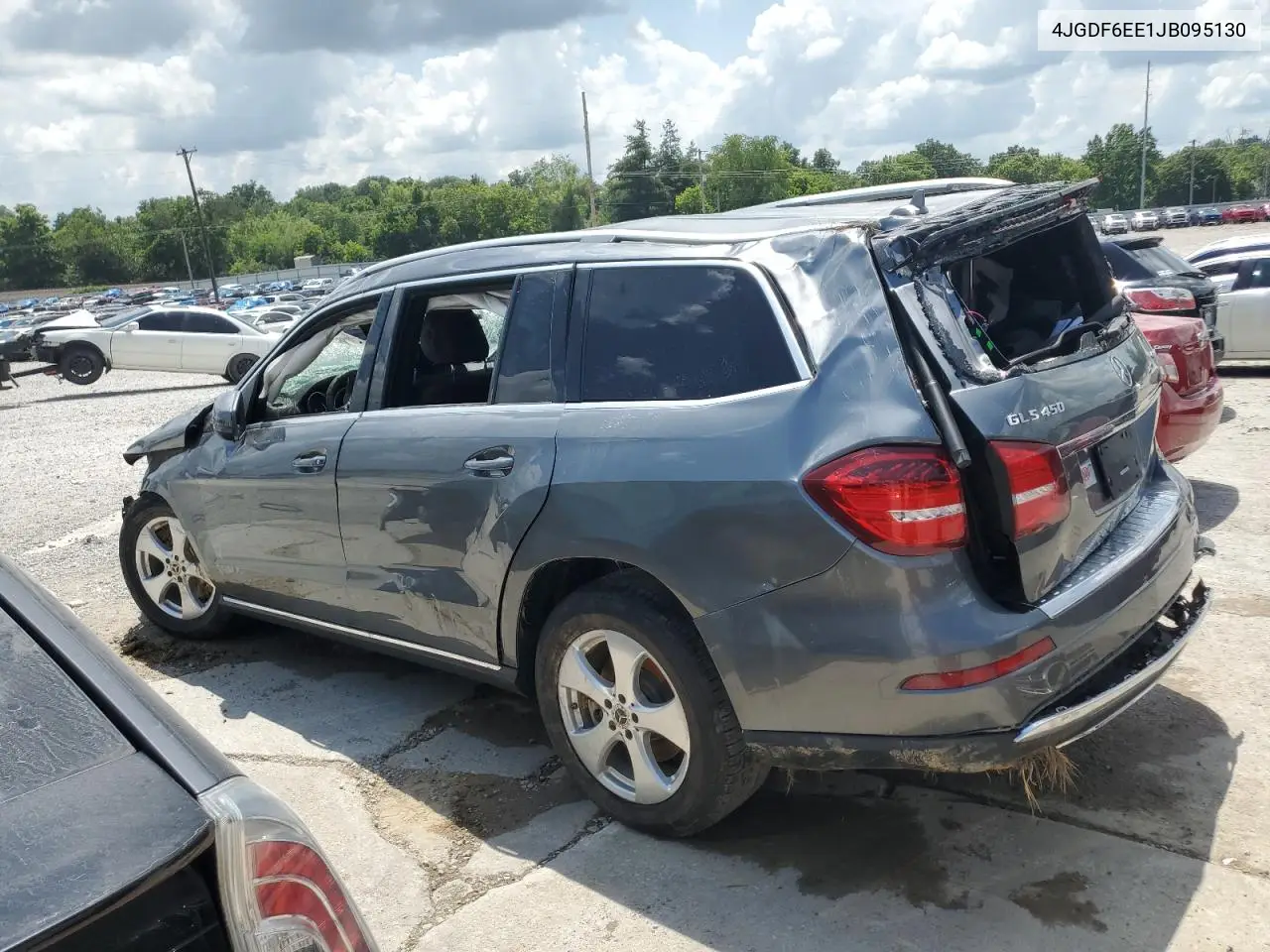 2018 Mercedes-Benz Gls 450 4Matic VIN: 4JGDF6EE1JB095130 Lot: 61386595