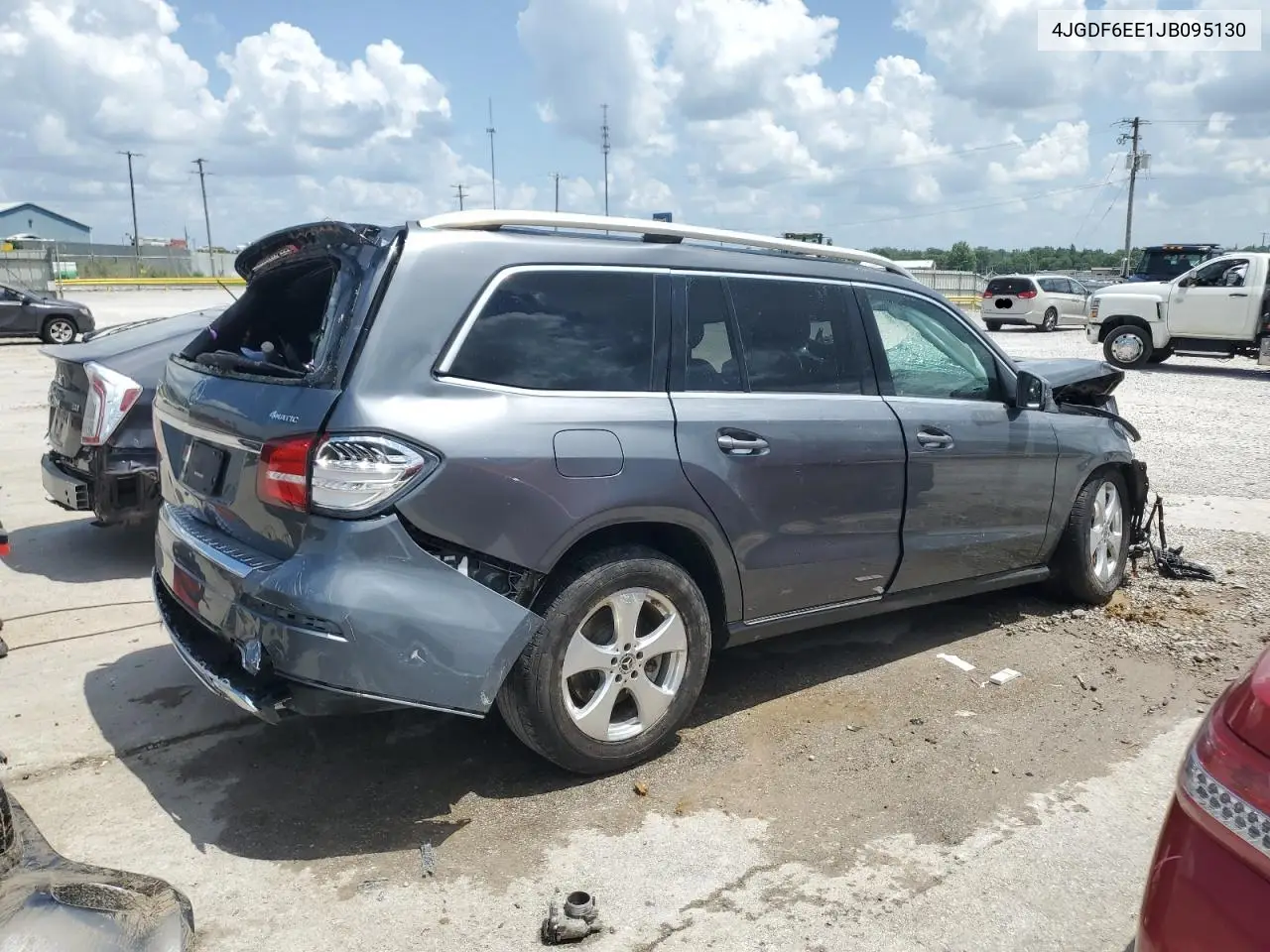 2018 Mercedes-Benz Gls 450 4Matic VIN: 4JGDF6EE1JB095130 Lot: 61386595