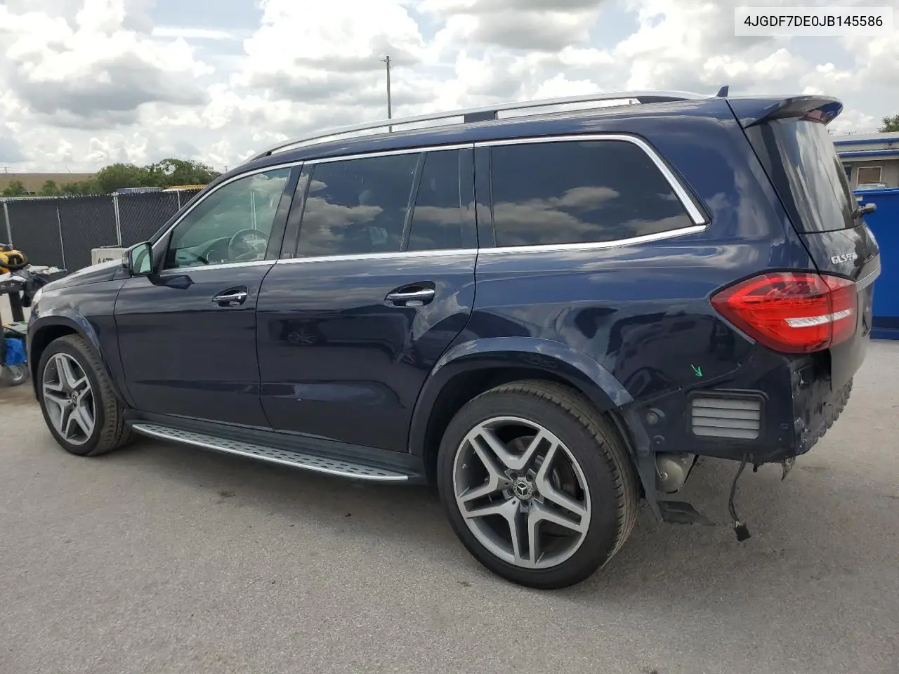 2018 Mercedes-Benz Gls 550 4Matic VIN: 4JGDF7DE0JB145586 Lot: 61524695