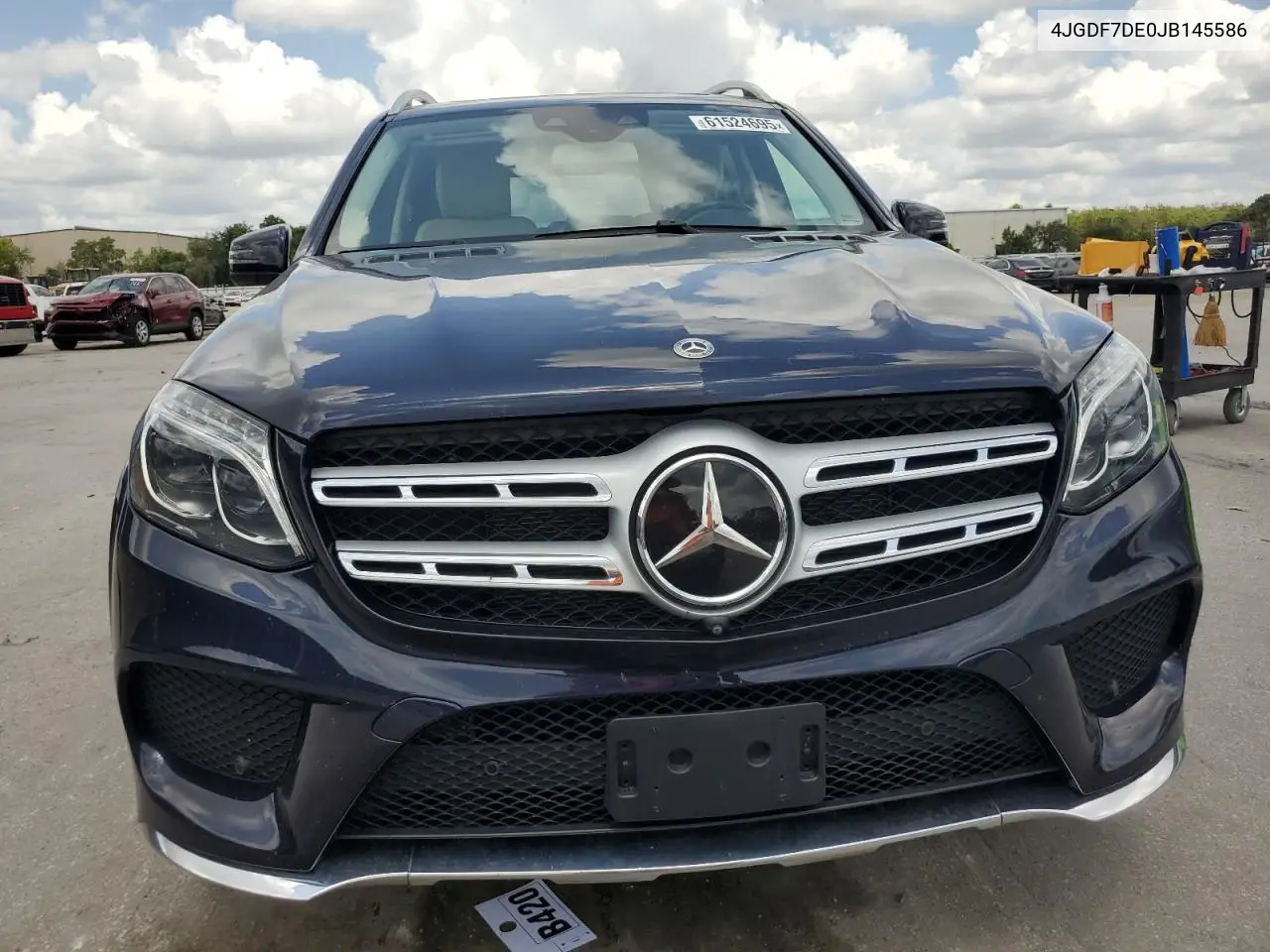 2018 Mercedes-Benz Gls 550 4Matic VIN: 4JGDF7DE0JB145586 Lot: 61524695