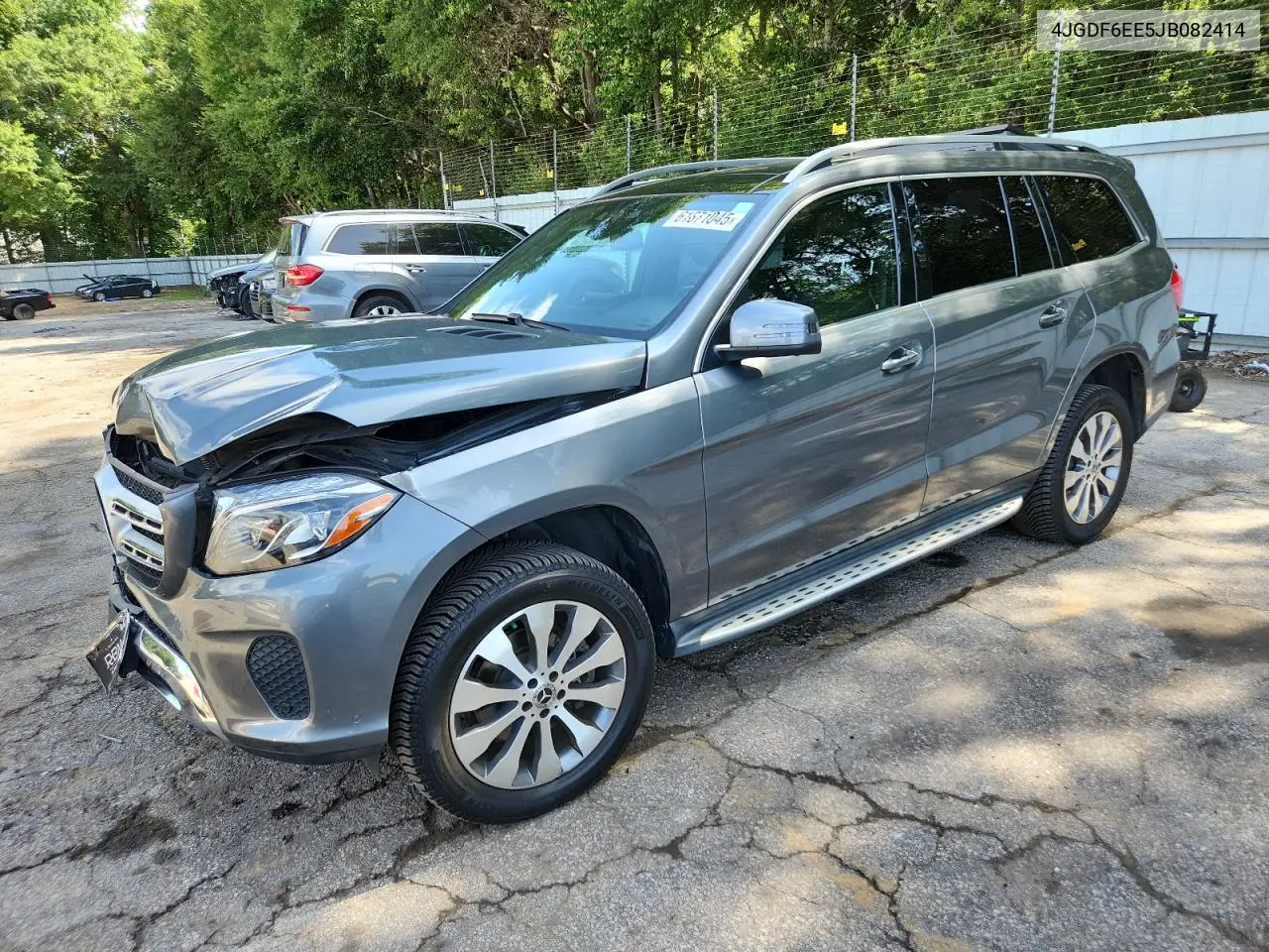 2018 Mercedes-Benz Gls 450 4Matic VIN: 4JGDF6EE5JB082414 Lot: 61671045