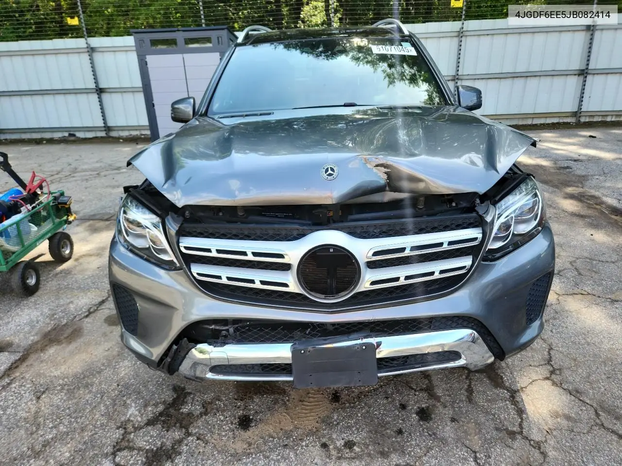2018 Mercedes-Benz Gls 450 4Matic VIN: 4JGDF6EE5JB082414 Lot: 61671045