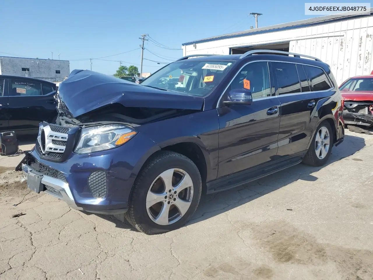 2018 Mercedes-Benz Gls 450 4Matic VIN: 4JGDF6EEXJB048775 Lot: 62065095