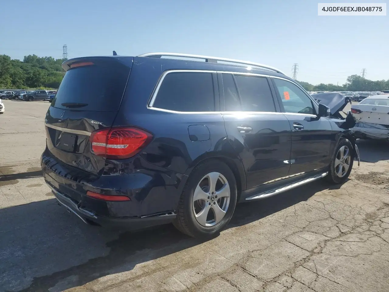 2018 Mercedes-Benz Gls 450 4Matic VIN: 4JGDF6EEXJB048775 Lot: 62065095