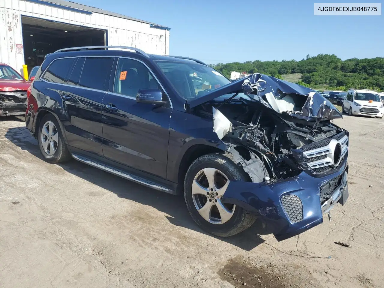 2018 Mercedes-Benz Gls 450 4Matic VIN: 4JGDF6EEXJB048775 Lot: 62065095