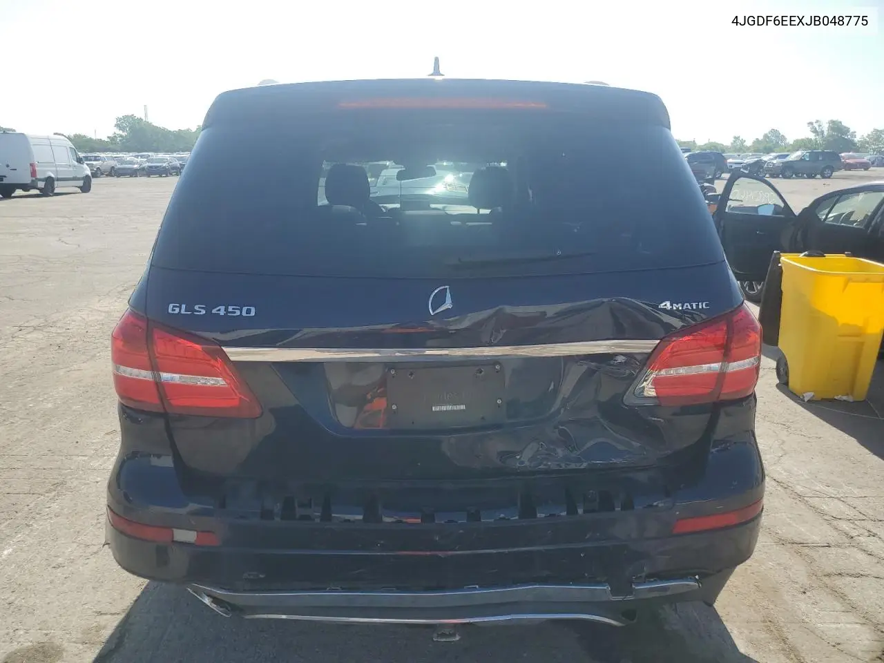 2018 Mercedes-Benz Gls 450 4Matic VIN: 4JGDF6EEXJB048775 Lot: 62065095