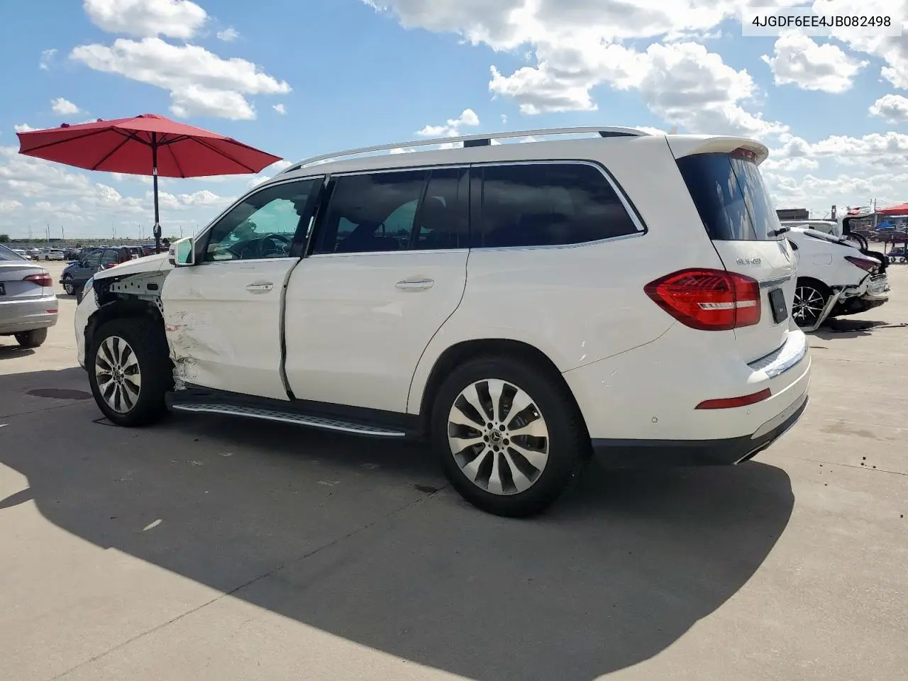 2018 Mercedes-Benz Gls 450 4Matic VIN: 4JGDF6EE4JB082498 Lot: 62712025