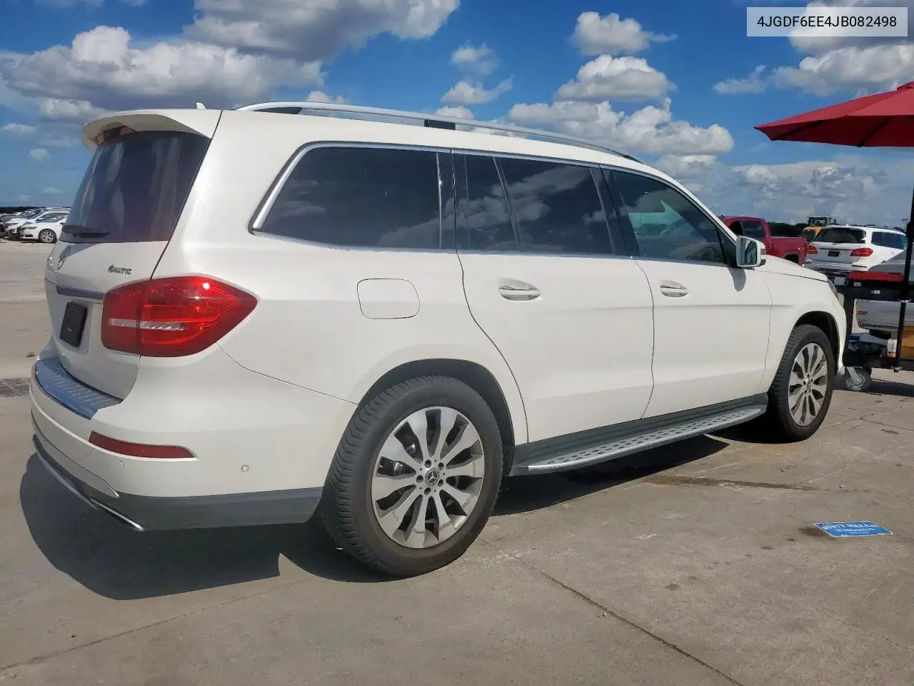2018 Mercedes-Benz Gls 450 4Matic VIN: 4JGDF6EE4JB082498 Lot: 62712025