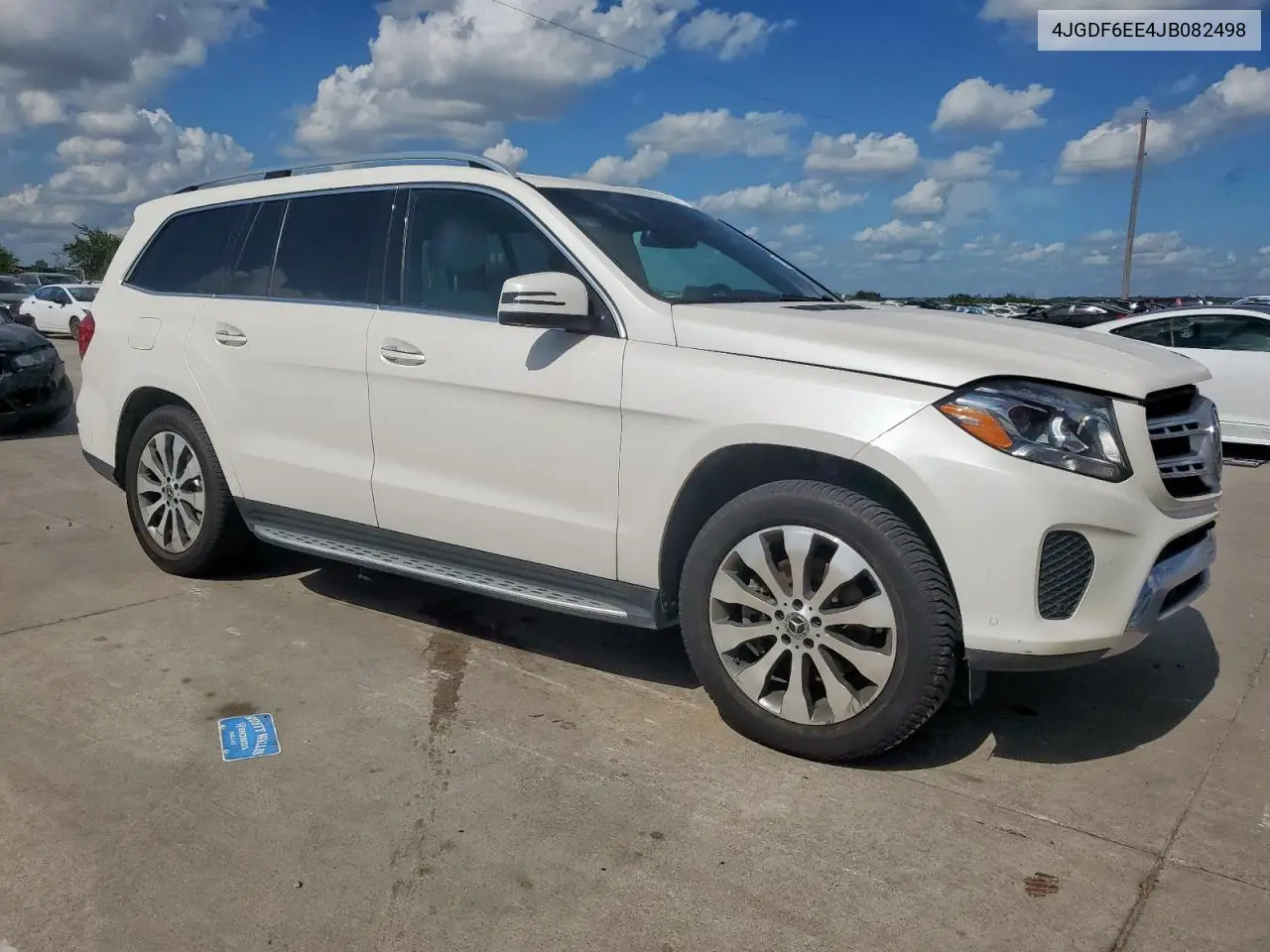 2018 Mercedes-Benz Gls 450 4Matic VIN: 4JGDF6EE4JB082498 Lot: 62712025