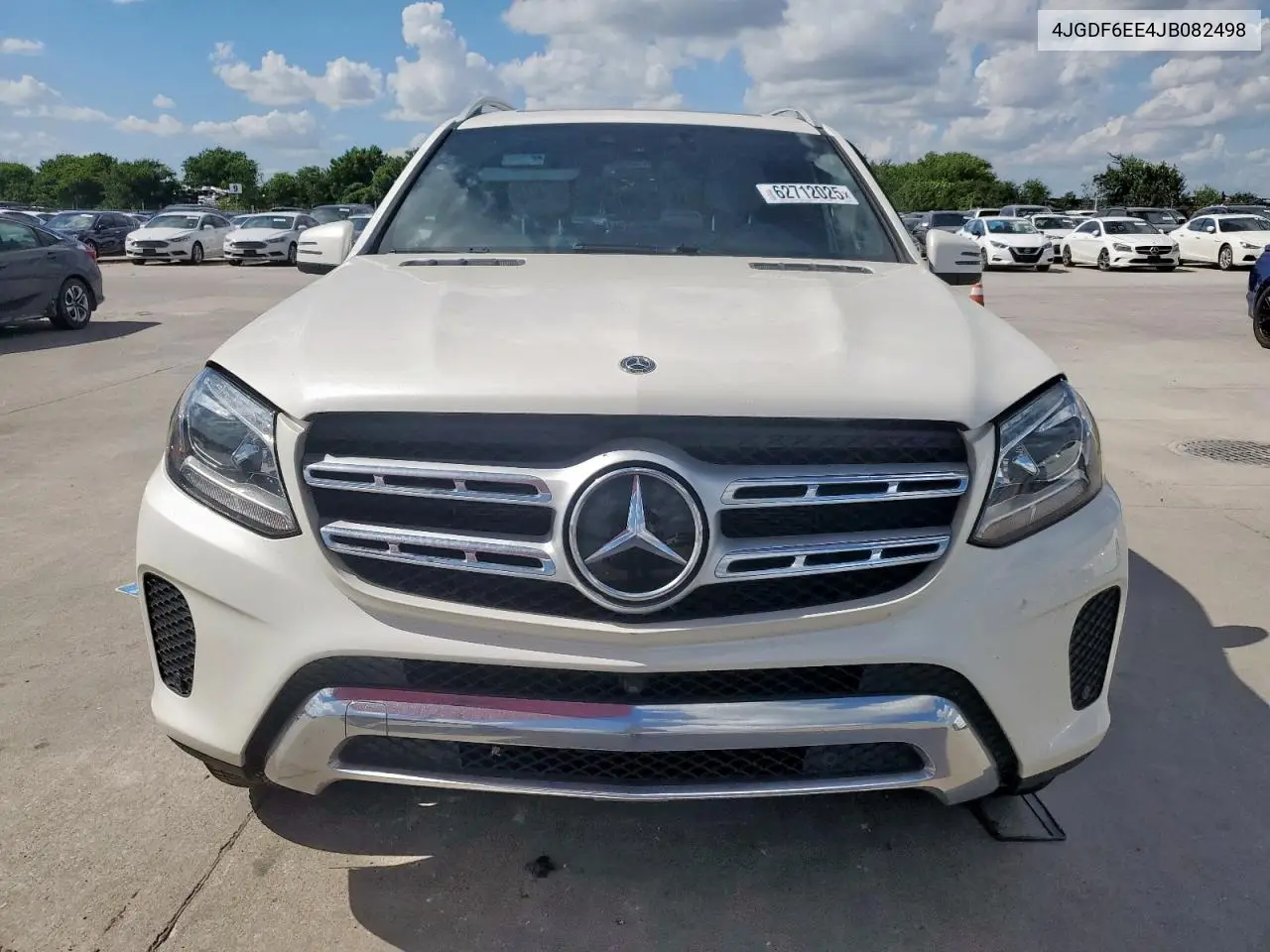 2018 Mercedes-Benz Gls 450 4Matic VIN: 4JGDF6EE4JB082498 Lot: 62712025
