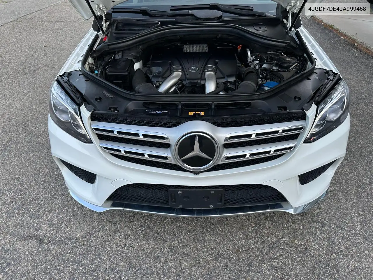2018 Mercedes-Benz Gls 550 4Matic VIN: 4JGDF7DE4JA999468 Lot: 62771725