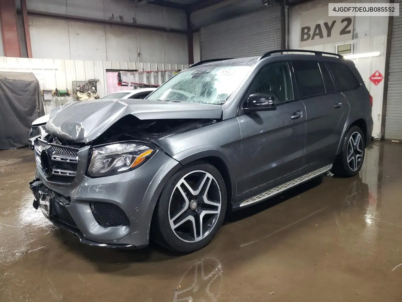 2018 Mercedes-Benz Gls 550 4Matic VIN: 4JGDF7DE0JB085552 Lot: 78694124