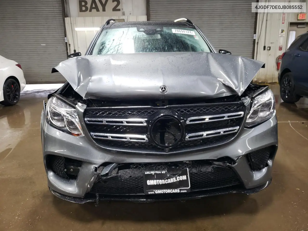2018 Mercedes-Benz Gls 550 4Matic VIN: 4JGDF7DE0JB085552 Lot: 78694124