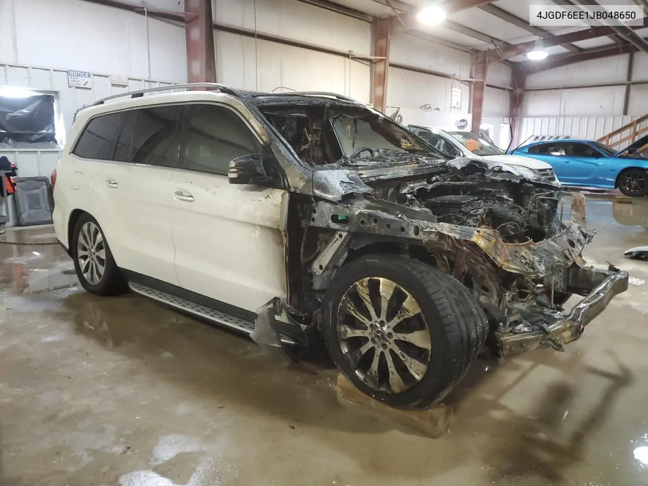 2018 Mercedes-Benz Gls 450 4Matic VIN: 4JGDF6EE1JB048650 Lot: 83430244