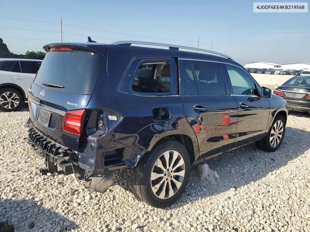 2019 Mercedes-Benz Gls 450 4Matic VIN: 4JGDF6EE4KB219568 Lot: 54241705