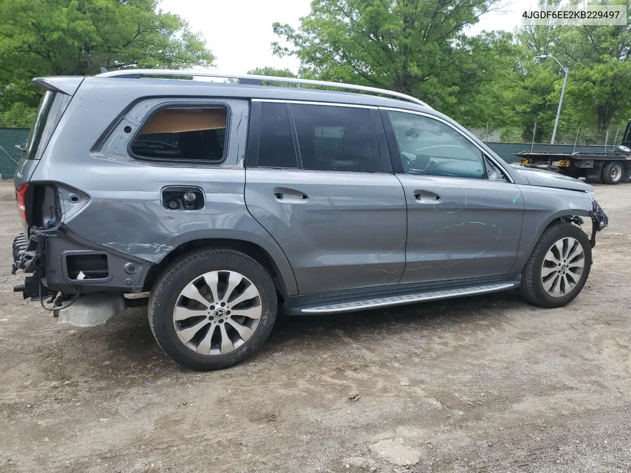 2019 Mercedes-Benz Gls 450 4Matic VIN: 4JGDF6EE2KB229497 Lot: 54791425