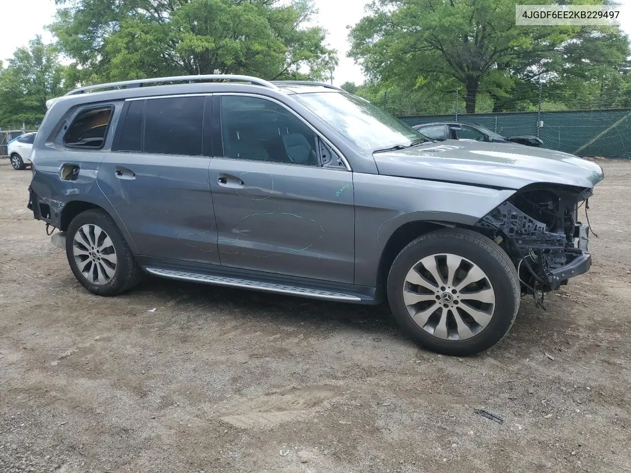2019 Mercedes-Benz Gls 450 4Matic VIN: 4JGDF6EE2KB229497 Lot: 54791425