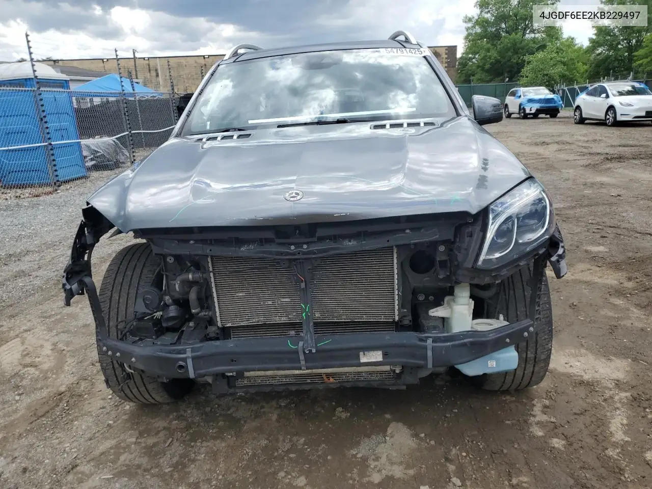 2019 Mercedes-Benz Gls 450 4Matic VIN: 4JGDF6EE2KB229497 Lot: 54791425