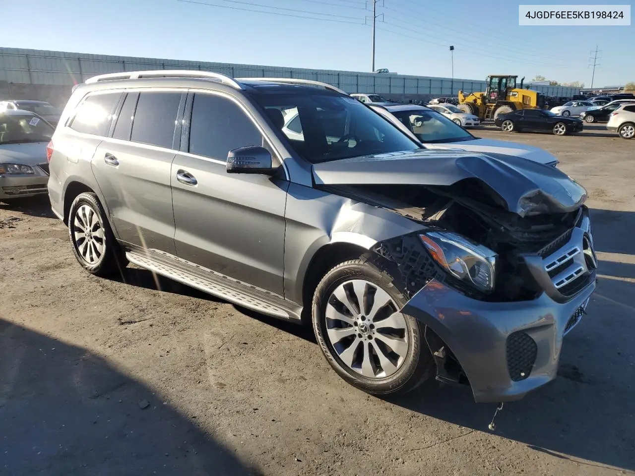 2019 Mercedes-Benz Gls 450 4Matic VIN: 4JGDF6EE5KB198424 Lot: 56060955