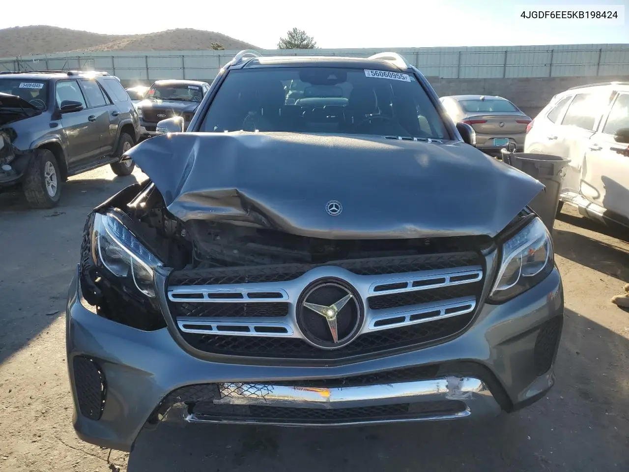 2019 Mercedes-Benz Gls 450 4Matic VIN: 4JGDF6EE5KB198424 Lot: 56060955