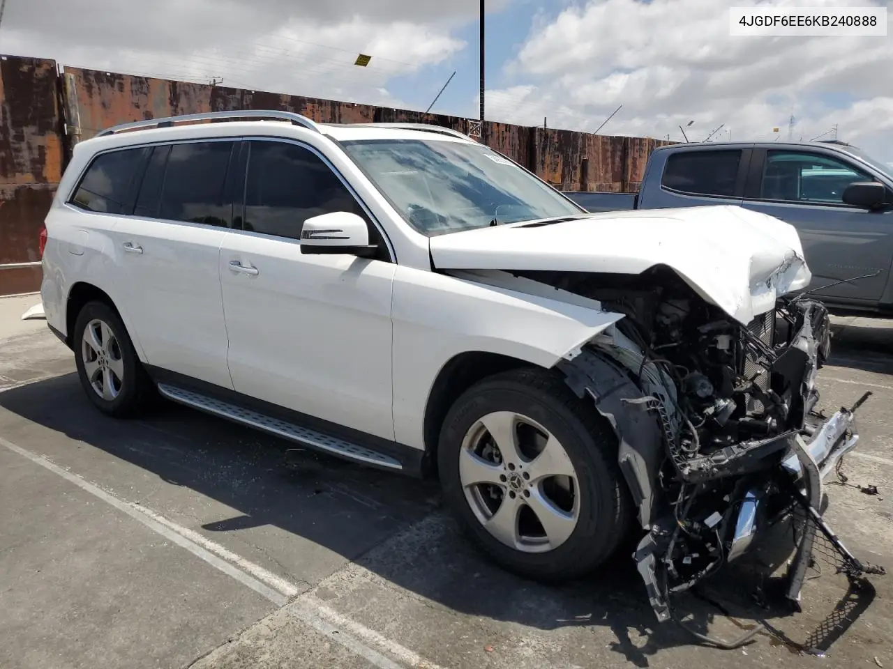 2019 Mercedes-Benz Gls 450 4Matic VIN: 4JGDF6EE6KB240888 Lot: 56920985