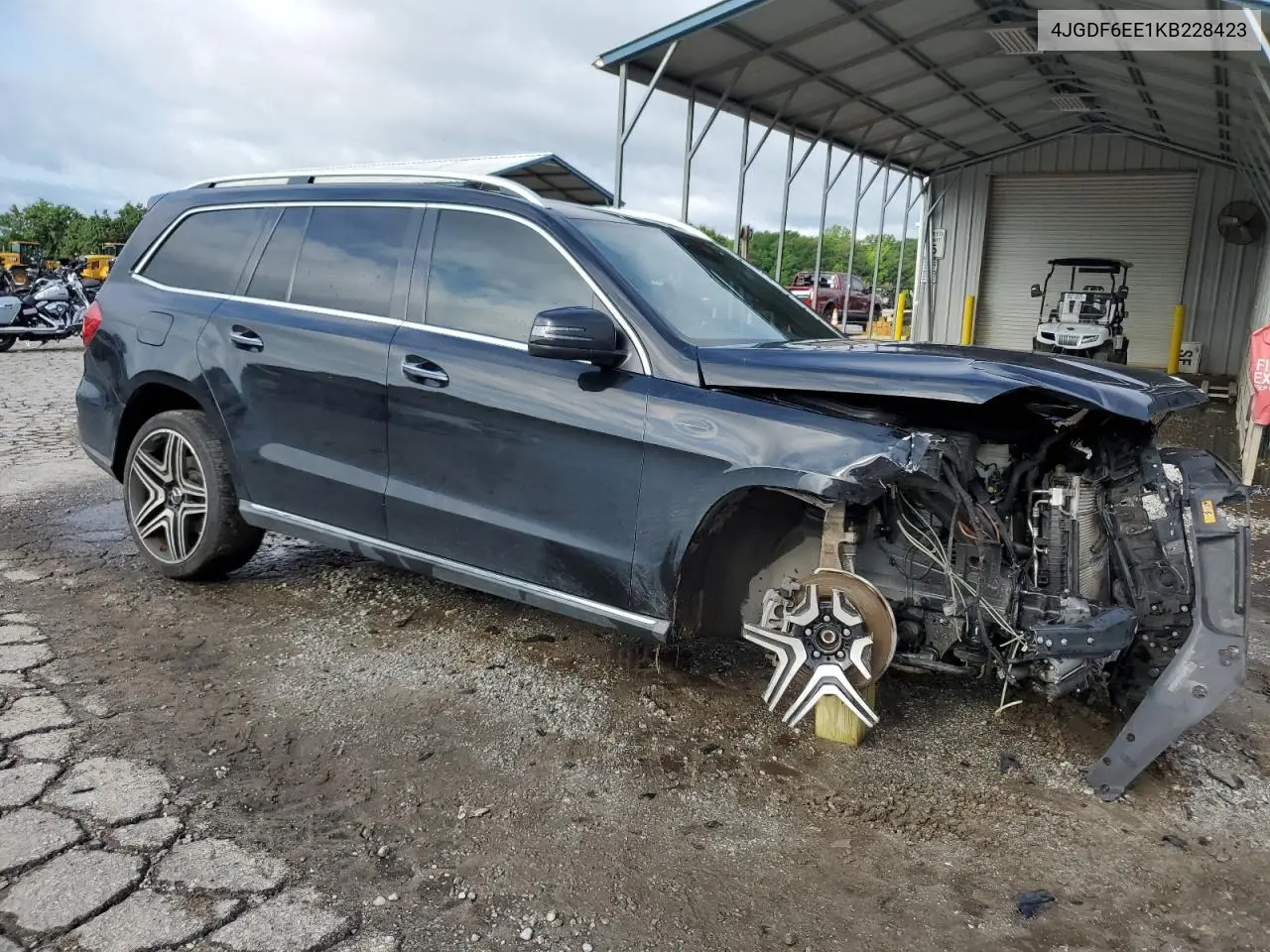2019 Mercedes-Benz Gls 450 4Matic VIN: 4JGDF6EE1KB228423 Lot: 58850685