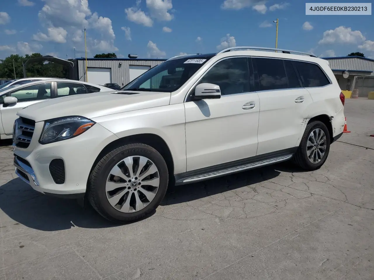 2019 Mercedes-Benz Gls 450 4Matic VIN: 4JGDF6EE0KB230213 Lot: 62011685