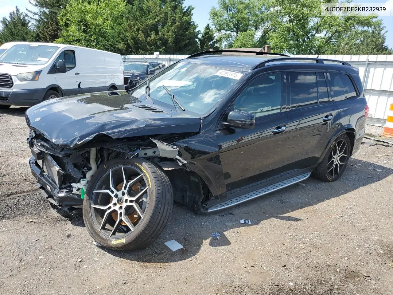 2019 Mercedes-Benz Gls 550 4Matic VIN: 4JGDF7DE2KB232939 Lot: 62093875