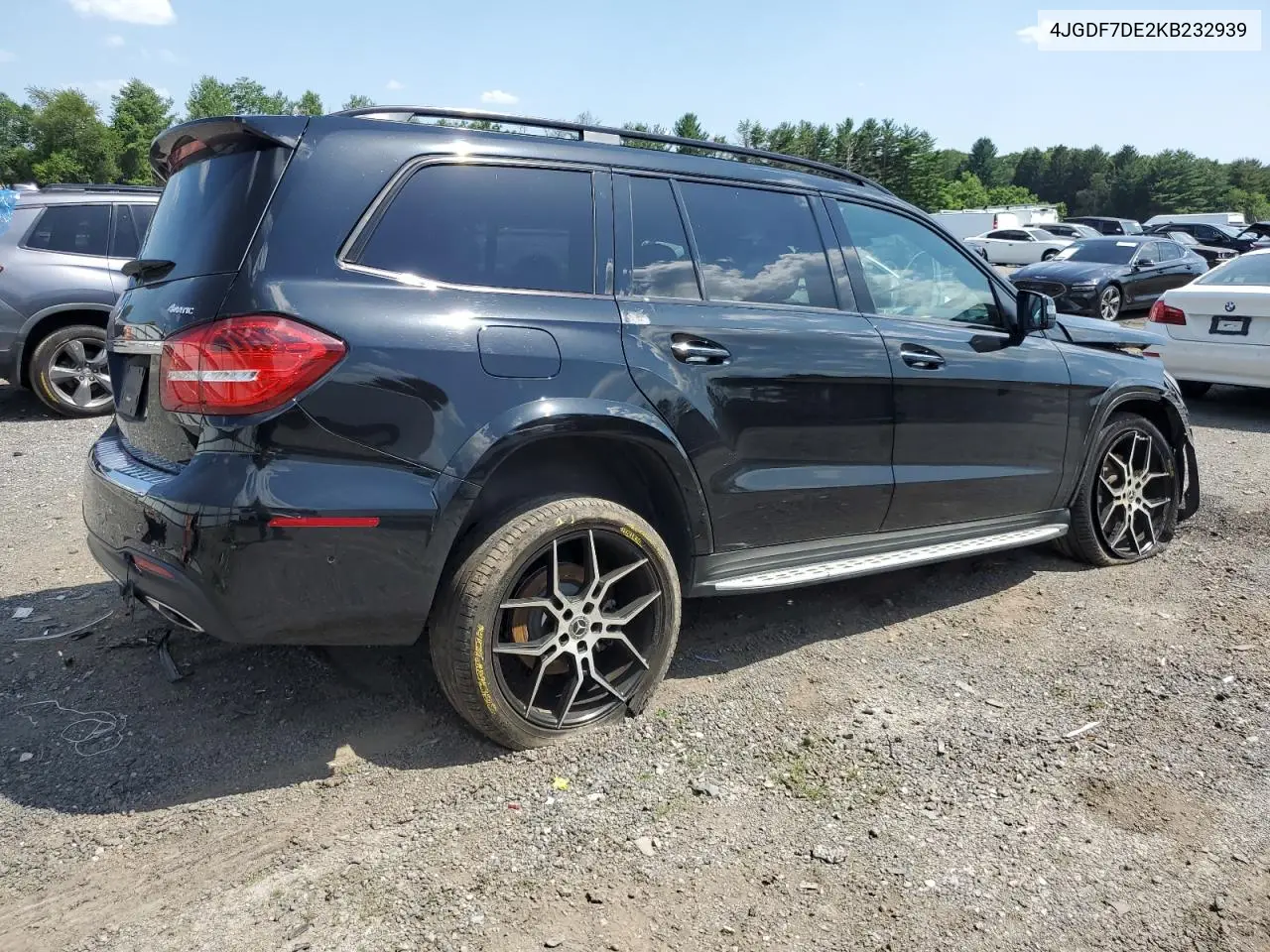 2019 Mercedes-Benz Gls 550 4Matic VIN: 4JGDF7DE2KB232939 Lot: 62093875