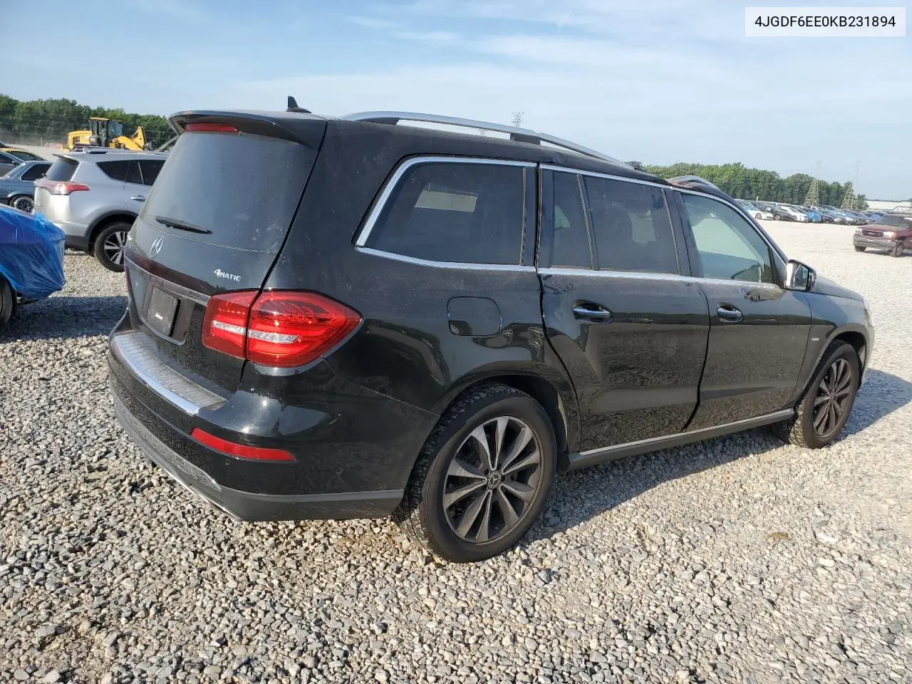 2019 Mercedes-Benz Gls 450 4Matic VIN: 4JGDF6EE0KB231894 Lot: 62178835