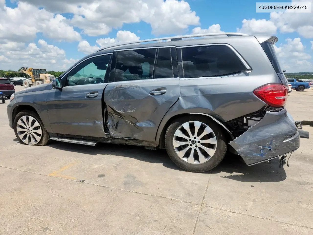 2019 Mercedes-Benz Gls 450 4Matic VIN: 4JGDF6EE6KB229745 Lot: 62345455