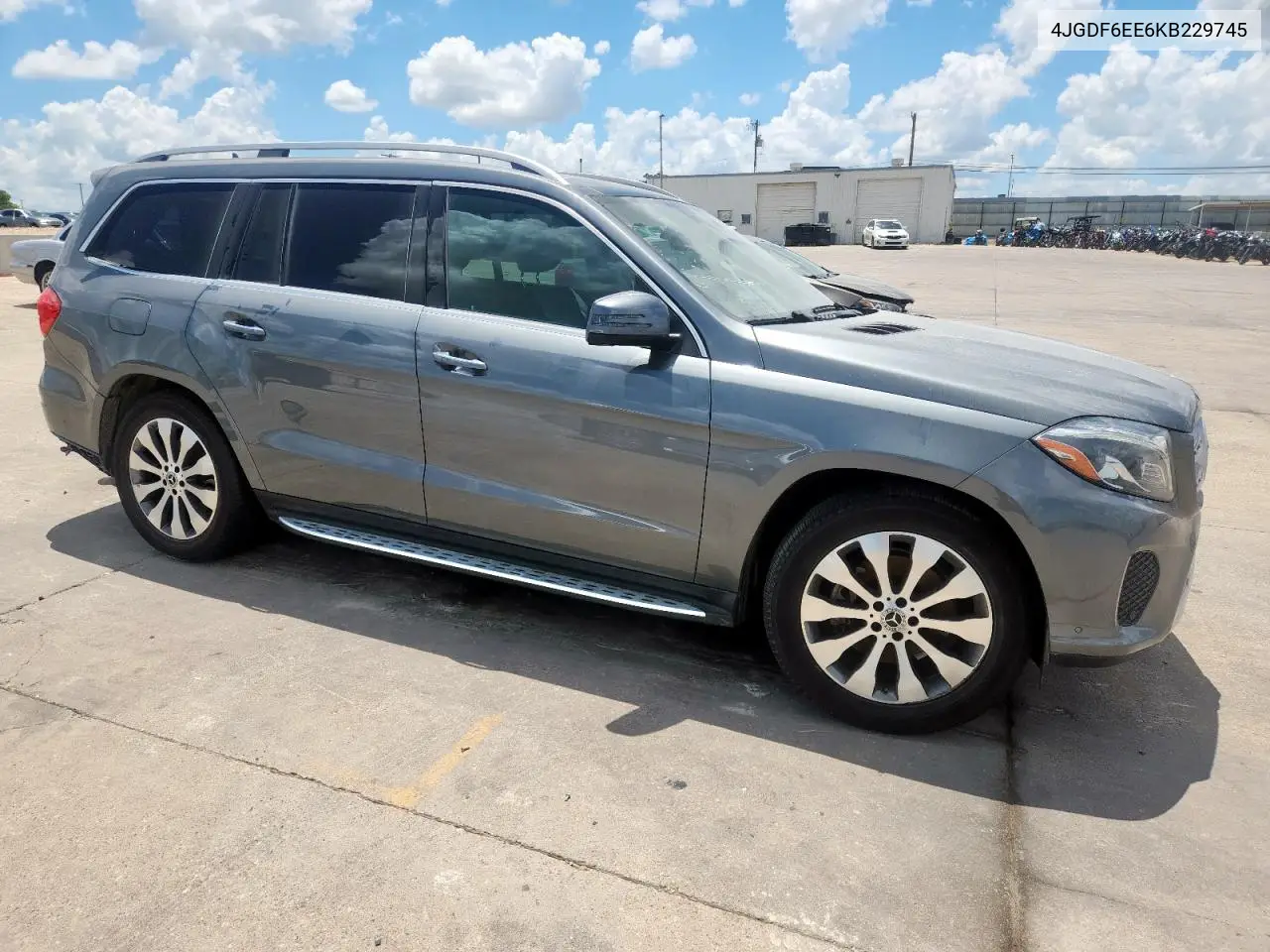 2019 Mercedes-Benz Gls 450 4Matic VIN: 4JGDF6EE6KB229745 Lot: 62345455
